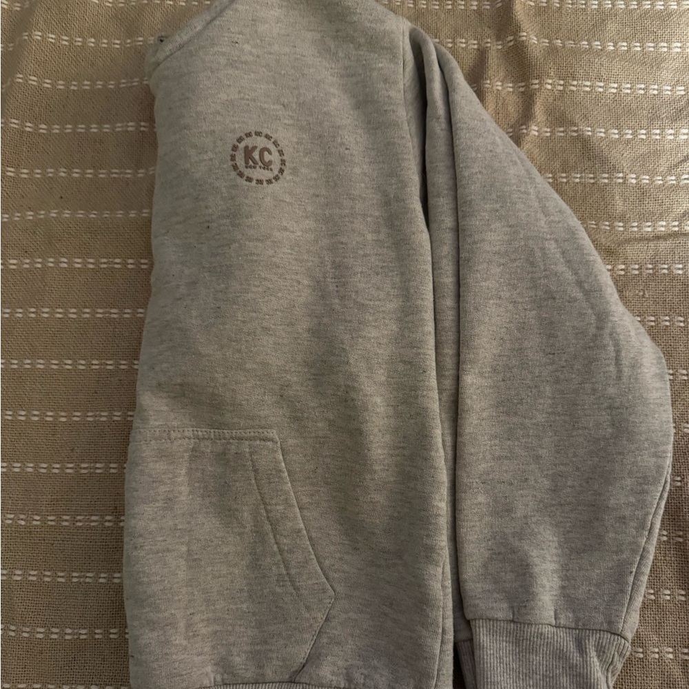 Kenneth Cole Heather Gray Hoodie boys Sz 12
